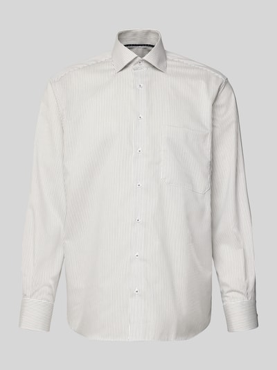 ETERNA Comfort Fit Business-Hemd aus Baumwolle mit Kentkragen Mittelgrau 2