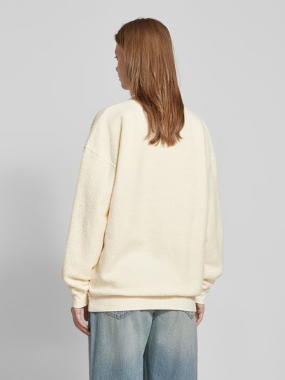 American Vintage Oversized Sweatshirt aus reiner Baumwolle Modell 'BOBYPARK' Ecru 5