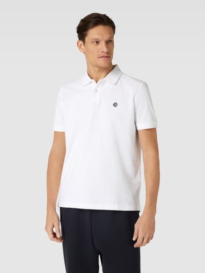 MCNEAL Poloshirt mit Label-Stitching Weiss 4