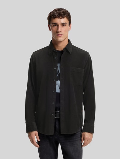 BOSS Orange Regular fit vrijetijdsoverhemd van puur katoen model 'Relegant' Zwart - 4