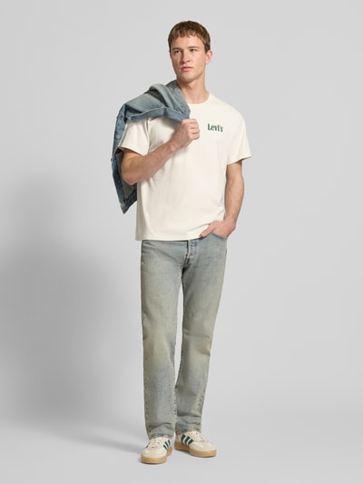 Levi's® T-shirt o kroju relaxed fit z czystej bawełny Złamany biały 1