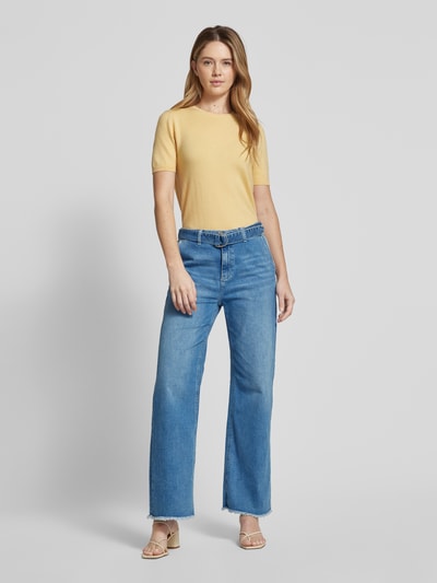 Christian Berg Woman Jeans mit französischen Eingrifftaschen Jeansblau 1