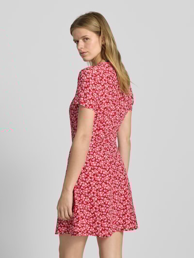 Tommy Jeans Tailliertes Freizeitkleid aus reiner Viskose Rot 5