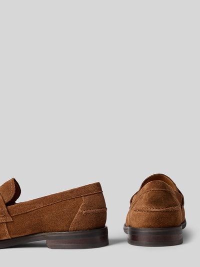 Produktfoto, Loafer aus echtem Rindsleder Modell 'STEVEN' von Vagabond, braunes Wildleder, glatte Sohle, Herren Loafer von Vagabond
