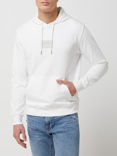 Lindbergh Hoodie aus Baumwolle Offwhite 4