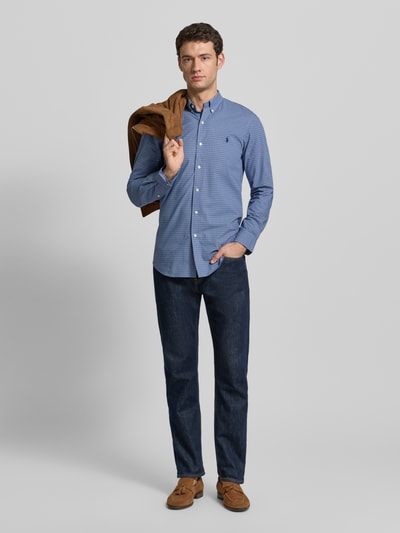 Polo Ralph Lauren Slim Fit Freizeithemd aus Baumwoll-Mix Blau 1