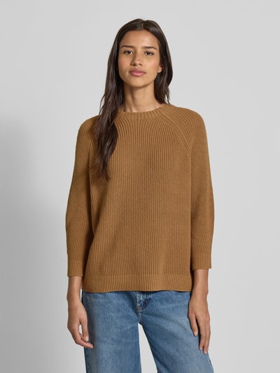 Smith and Soul Gebreide pullover met raglanmouwen en ronde hals Beige - 4