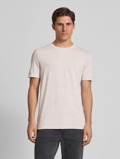 s.Oliver RED LABEL Regular Fit T-Shirt aus Baumwoll-Mix Sand 4