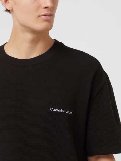 Calvin Klein Jeans T-Shirt aus Baumwolle Black 3