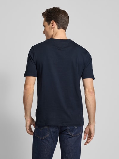 Tommy Hilfiger T-Shirt mit Label-Print Marine 5