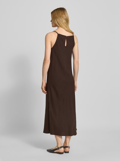 Someday Midikleid Viskose-Leinen-Mix Modell 'Qualeza' Black 5