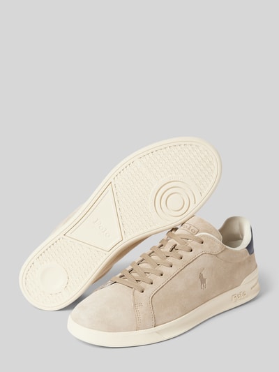 Polo Ralph Lauren Ledersneaker mit Label-Details Beige 4