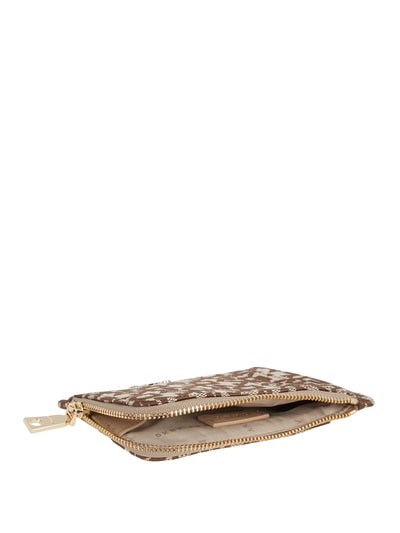 DKNY Kartenetui mit Logo-Muster Modell 'Bryant' Taupe 4