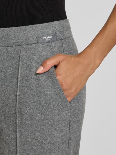 Cambio Regular fit broek met wol, model 'AVA' Middengrijs - 3