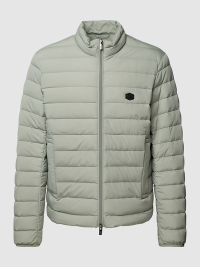Emporio Armani Daunenjacke mit Stehkragen Oliv 2