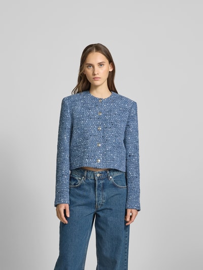 Anine Bing Jacke mit Knopfleiste Blau 4