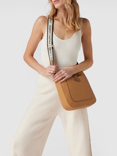 Lauren Ralph Lauren Crossbody Bag mit Label-Applikation Camel 1