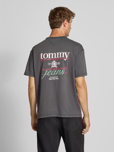 Tommy Jeans Relaxed Fit T-Shirt aus reiner Baumwolle Anthrazit 5