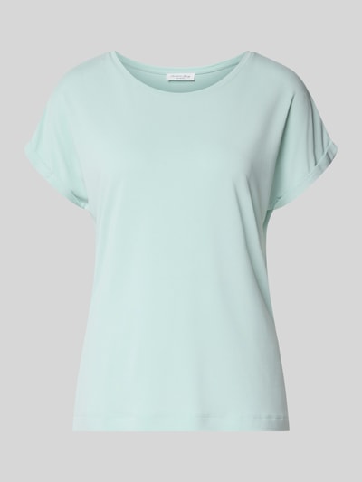Produktfoto, Regular Fit T-shirt met ronde hals van Christian Berg Woman in licht mint, modalmix, vaste mouwboorden, ruglengte maat S: 64 cm
