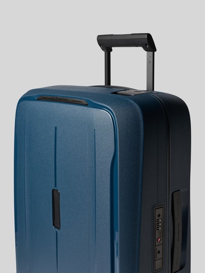 Productfoto, Heren koffer met structuurpatroon Model 'Spinner' van Samsonite, hardcase, blauw met zwarte details, hoofdvak met ritssluiting, Breedte maat 1: 41 cm, Lengte maat 1: 53 cm, Diepte maat 1: 18 cm