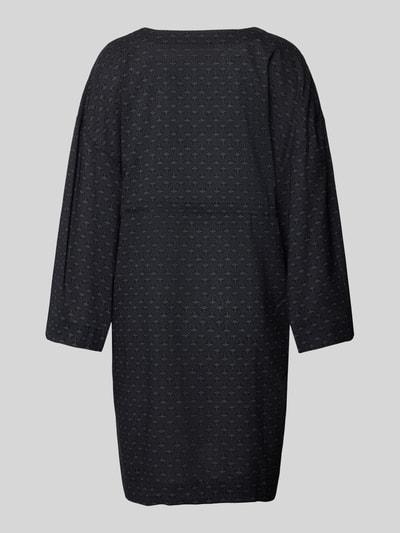 JOOP! Collection Tunika damska JOOP! Collection;Mieszanka bawełny i modalu;Luźny krój;Pasek w talii;Dekolt w serek Granatowy 3