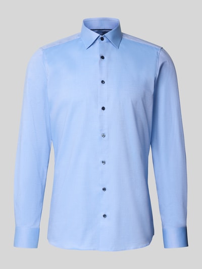 OLYMP Level Five Slim fit zakelijk overhemd met kentkraag Bleu - 2