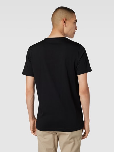 Christian Berg Men T-shirt z bawełny z okrągłym dekoltem Czarny 5