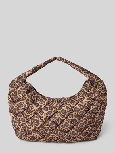 LIEBESKIND BERLIN Schoudertas in doorgestikte look, model 'Bo' Middenbruin - 2