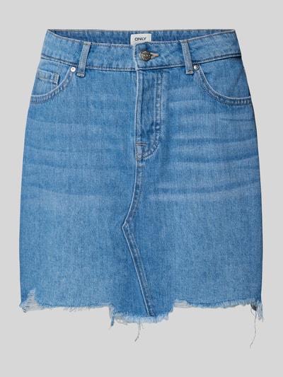 Only Spódnica jeansowa z przetarciami model ‘SKY LIFE’ Jeansowy niebieski 2