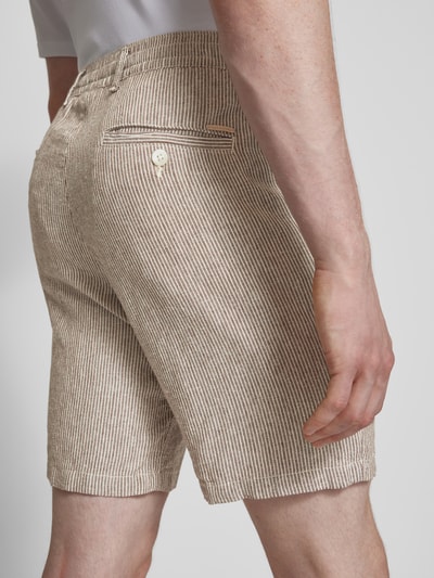 Jack & Jones Regular Fit Shorts mit Tunnelzug Modell 'MYKONOS' Taupe 3