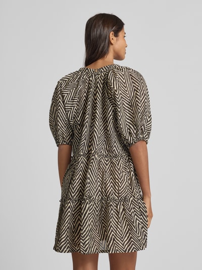 Barts Mini-jurk met ruches, model 'ADELIU' Offwhite - 5