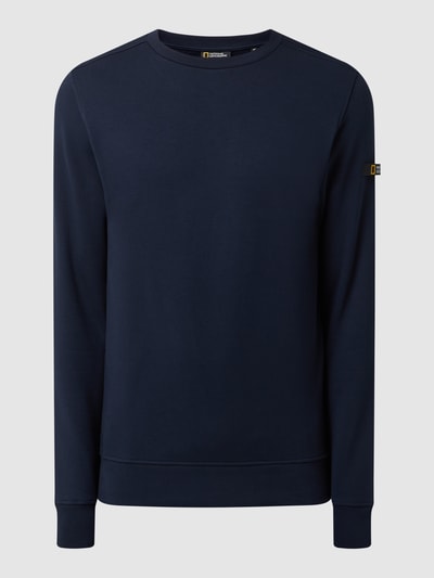 National Geographic Sweatshirt met logo Marineblauw - 2