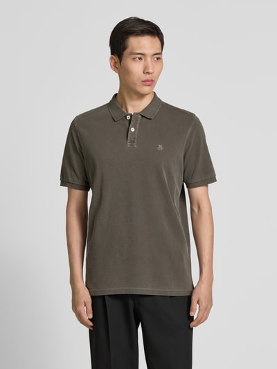 Marc O'Polo Regular Fit Poloshirt aus reiner Baumwolle Oliv 4