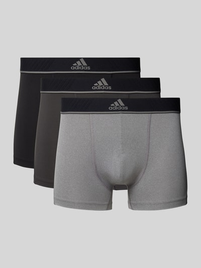 ADIDAS SPORTSWEAR Boxershorts mit elastischem Logo-Bund im 3er-Pack Anthrazit 1