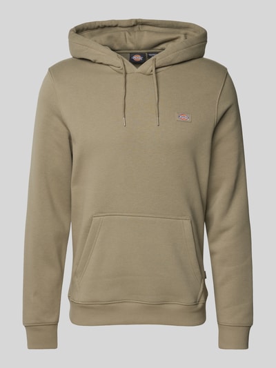 Dickies Hoodie mit Label-Patch Modell 'OAKPORT' Khaki 2