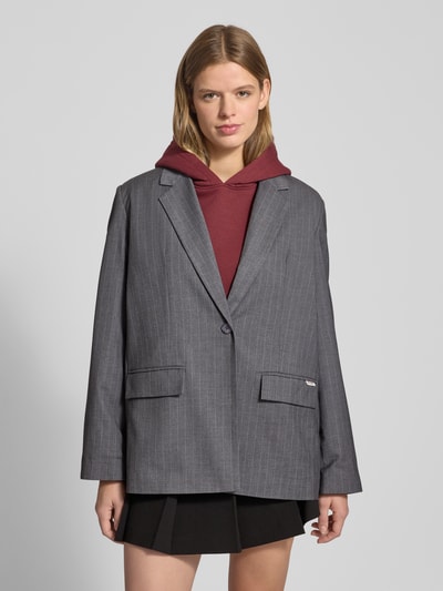 OH APRIL Blazer met reverskraag, model 'Krissy' Middengrijs - 4