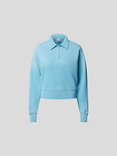 RE/DONE Sweatshirt mit Troyer-Kragen Bleu 2