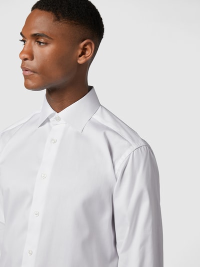 Eton Regular Fit Regular Fit Business-Hemd aus Twill Weiss 3