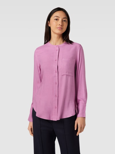 Tom Tailor Bluse mit Brusttasche Violett 4