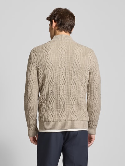 Dale of Norway Wollpullover mit Troyer-Kragen Sand 5