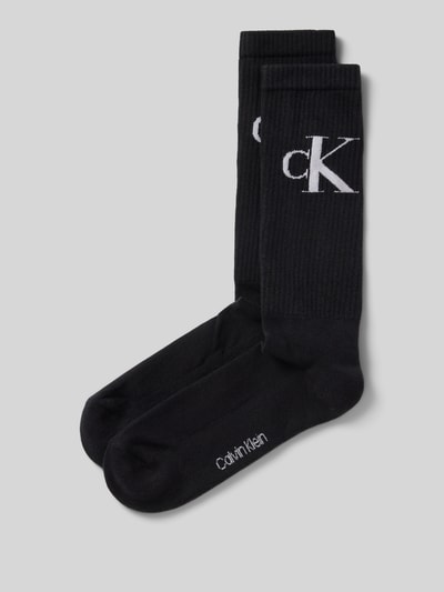 Calvin Klein Jeans Socken mit Logo-Stitching im 2er-Pack Black 1