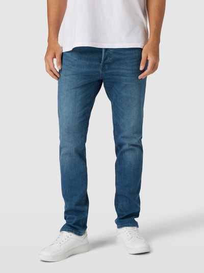 Jack & Jones Slim fit jeans, model 'TIM' Jeansblauw - 4