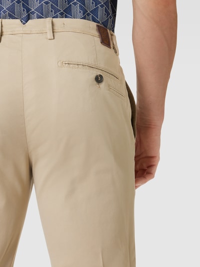 g1920 Slim Fit Chino mit Gesäßtaschen Modell 'SUBWAY' Sand 3