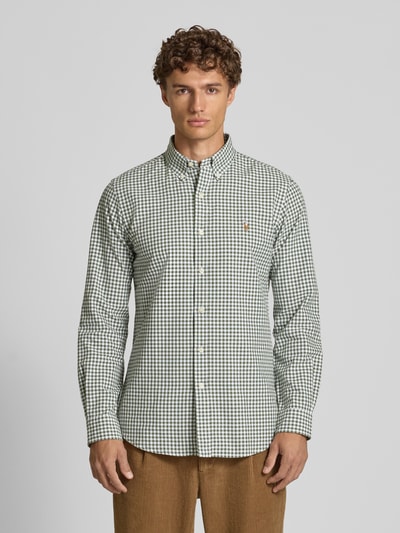 Polo Ralph Lauren Regular Fit Freizeithemd mit Logo-Stitching Modell 'Cub' Gruen 4