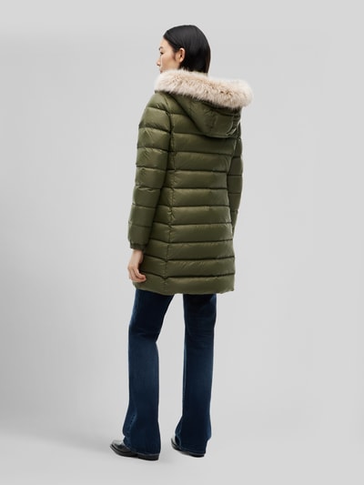 Tommy Jeans Płaszcz puchowy z odpinanym kapturem Oliwkowy 5