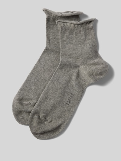 Esprit Socken im unifarbenen Design Modell 'Basic Pure' im 2er-Pack Hellgrau 1