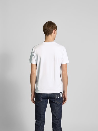 Dsquared2 T-Shirt mit Label-Detail Weiss 5