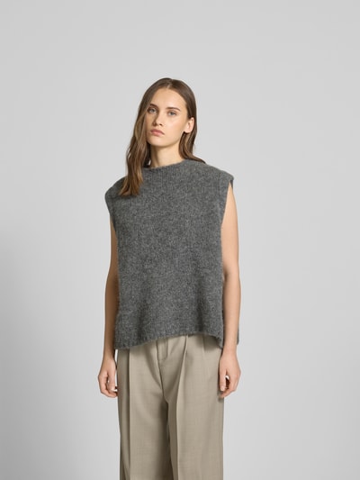 black palms Pullunder mit Rundhalsausschnitt Mittelgrau 4