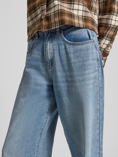 ONLY Wide Leg Jeans aus reiner Baumwolle Modell 'HOPE' Jeansblau Melange 3