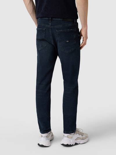 Tommy Jeans Skinny fit jeans met stretch, model 'Simon' Donkerblauw - 5